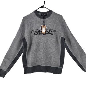 NTW rag & bone rag and bone reversible logo sweater sweatshirt